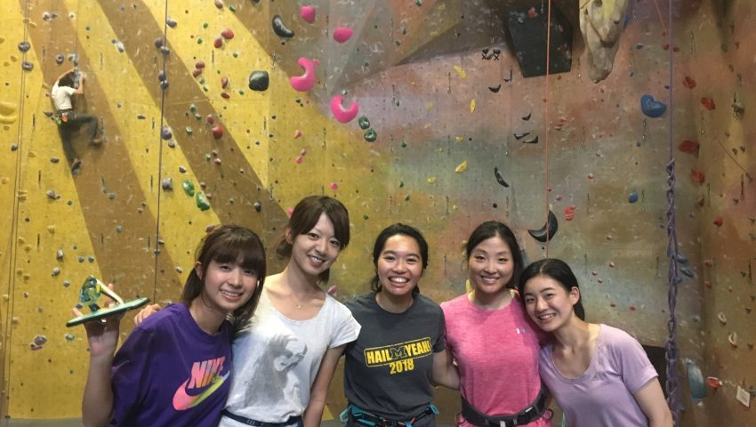 ミシガン大学のボルダリング施設