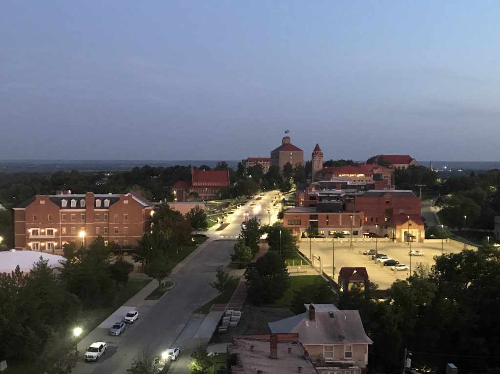 カンザス大学のキャンパス風景